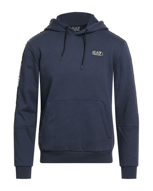 EA7 Blue Sweatshirts for men
