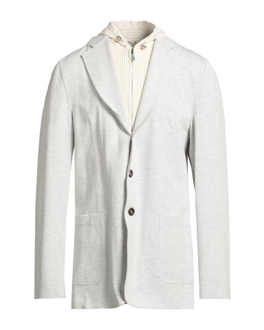 Eleventy White Blazers for men