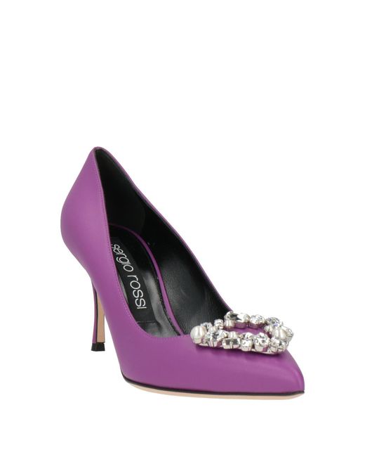 Sergio Rossi Purple Pumps