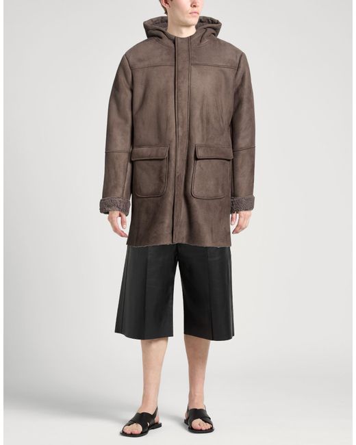 AT.P.CO Brown Shearling & Teddy for men