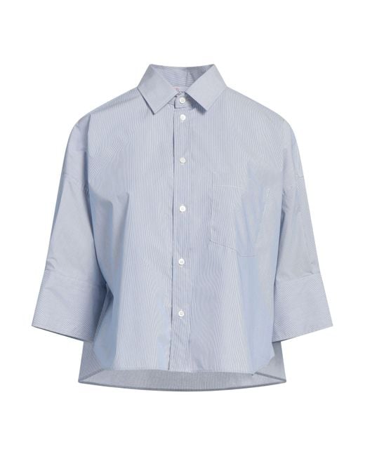 RED Valentino Blue Shirt Cotton, Polyester