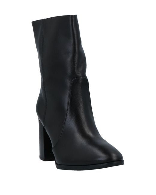 Pollini Black Ankle Boots