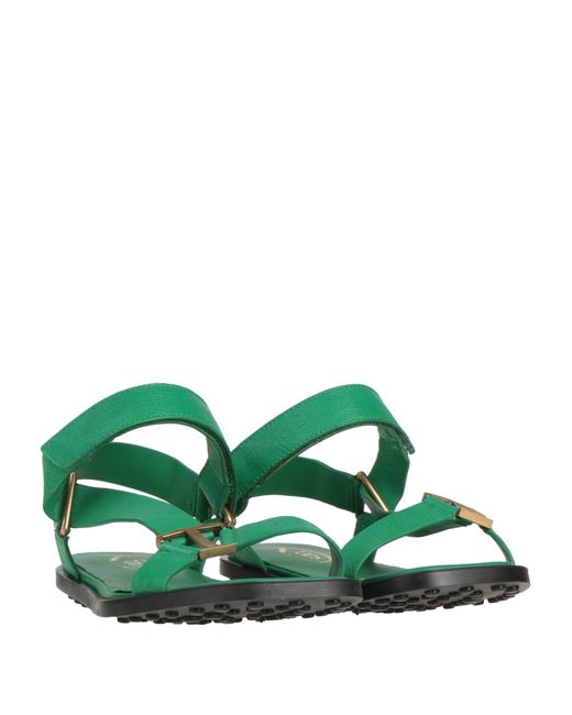 Tod's Green Sandals
