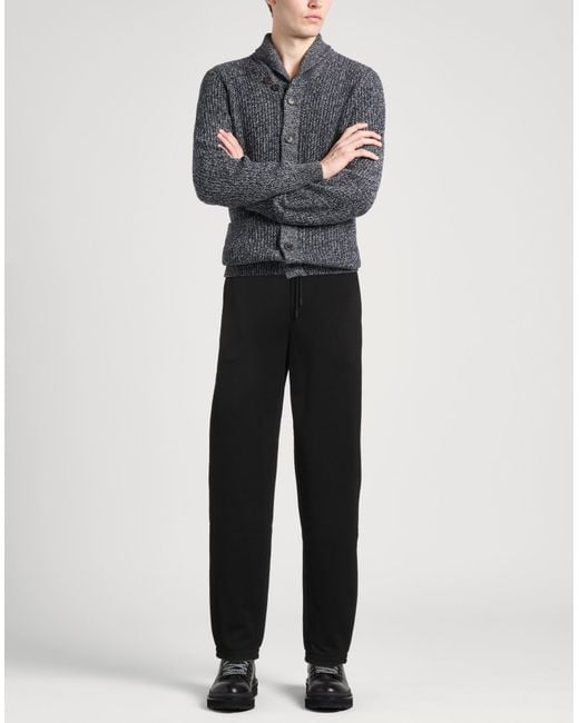 Emporio Armani Black Trouser for men