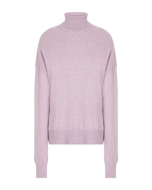 8 by YOOX Pink Turtleneck