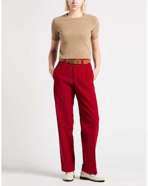 Maison Margiela Red Pants