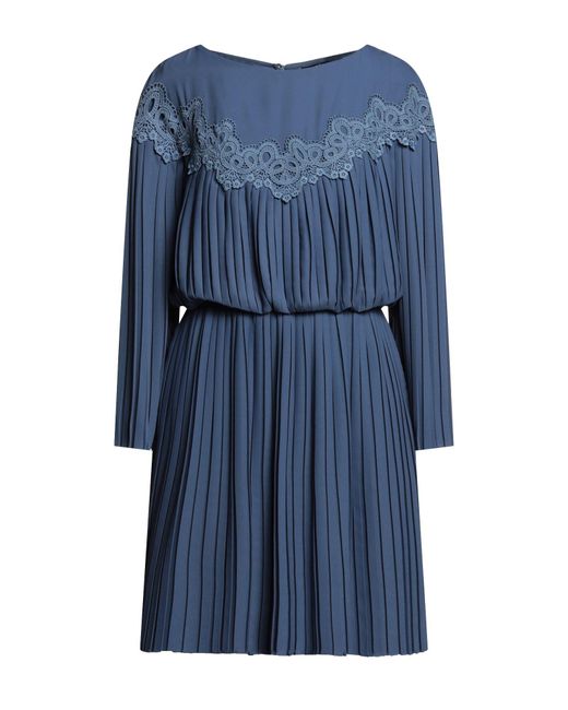 Fracomina Blue Mini Dress