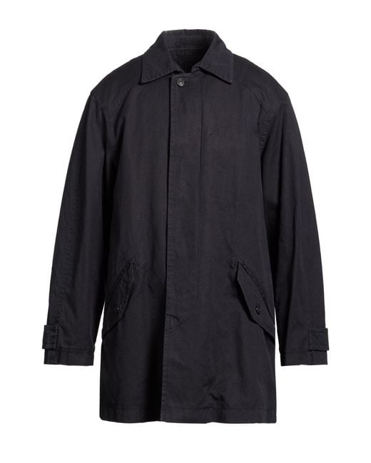 Isabel Marant Blue Overcoat & Trench Coat Cotton, Linen for men