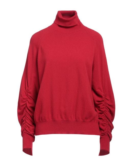 Semicouture Red Turtleneck
