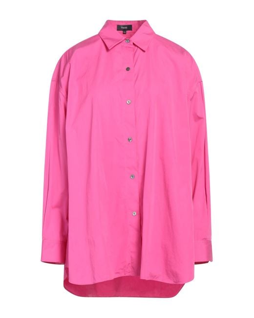 Camisa Theory de color Pink