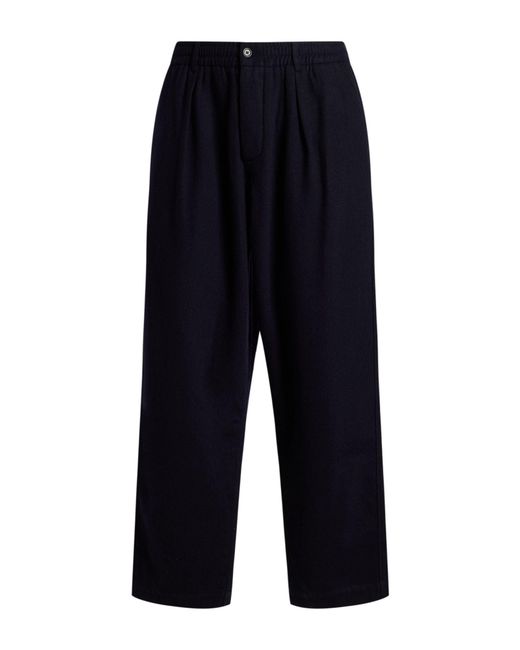 Universal Works Blue Midnight Pants Cotton for men