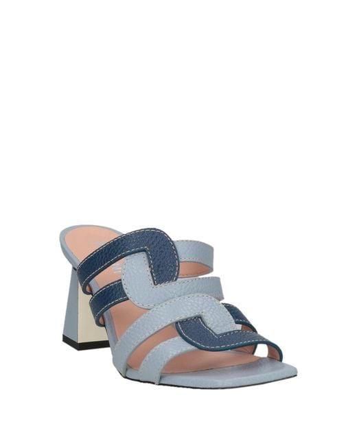 Pollini Blue Sandals