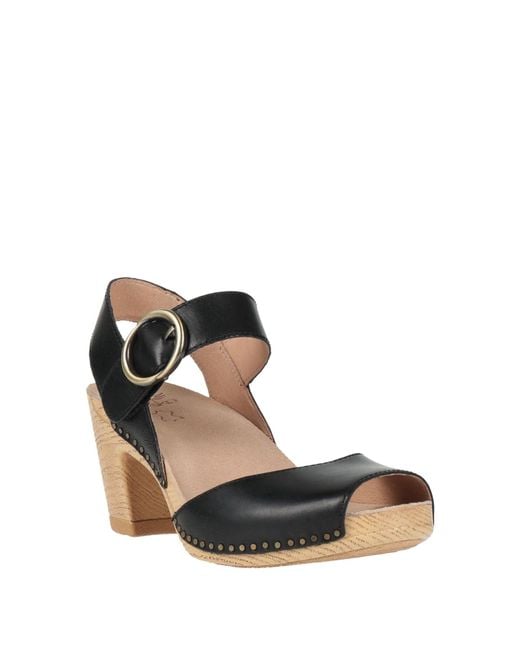 Dansko Black Sandale
