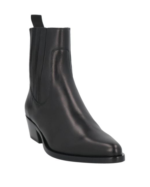 Giorgio Armani Black Ankle Boots