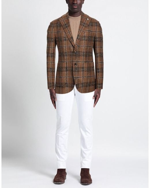 L.b.m. 1911 Brown Suit Jacket for men