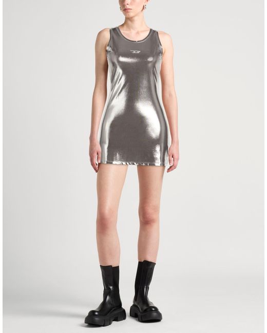 DIESEL Gray Mini Dresses