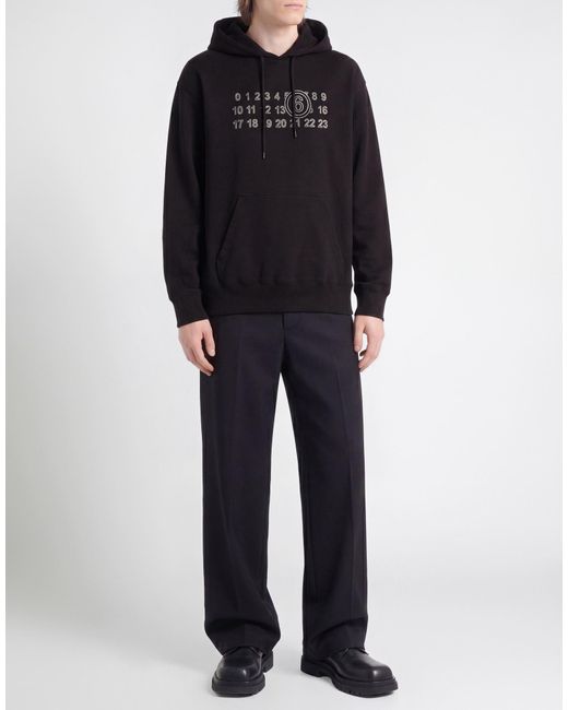 MM6 by Maison Margiela Black Sweatshirts for men