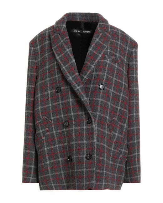Kassl Black Coat Wool, Nylon, Cotton