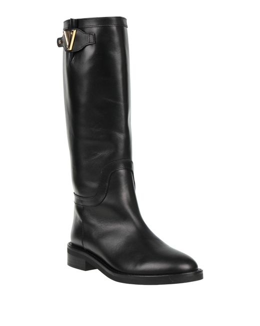 Via Roma 15 Black Boot Leather