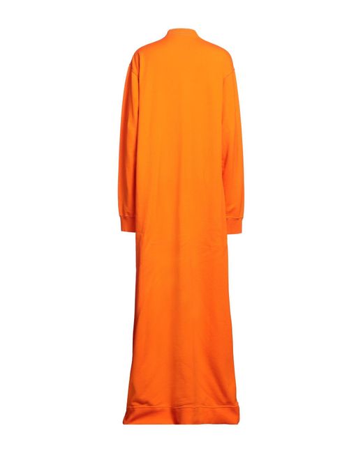 DSquared² Orange Maxi Dress