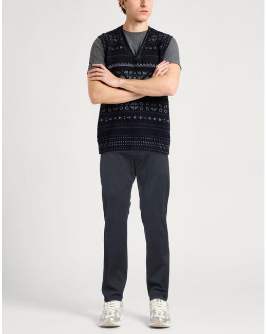Dondup Blue Midnight Pants Cotton, Polyester, Elastane for men