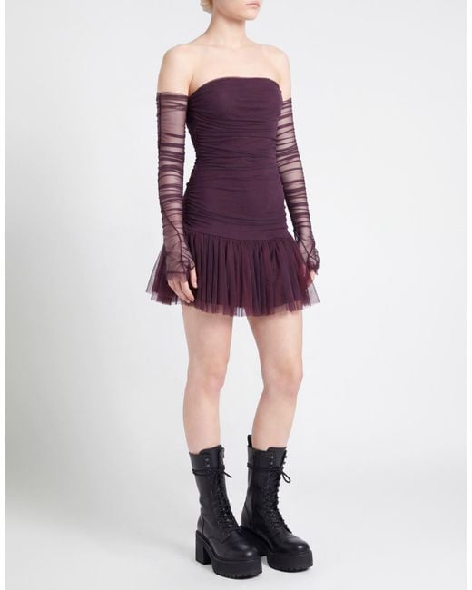 Aniye By Purple Mini Dress Polyamide, Elastane