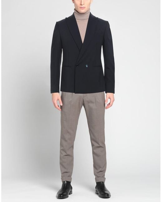 Daniele Alessandrini Blue Blazer for men