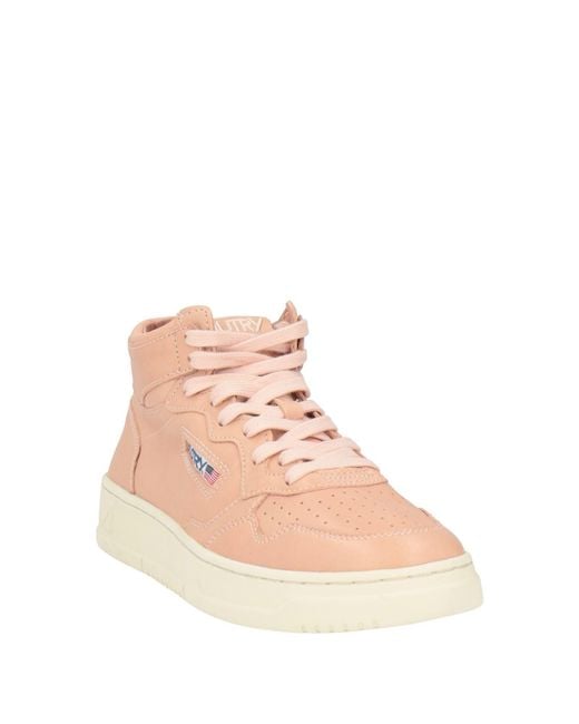 Autry Pink Sneakers Leather
