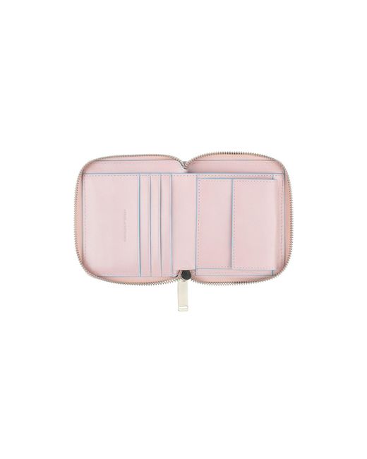 Piquadro Pink Wallet Soft Leather