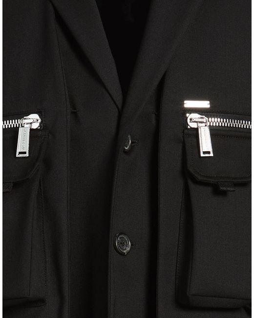 DSquared² Black Blazer Virgin Wool, Elastane for men
