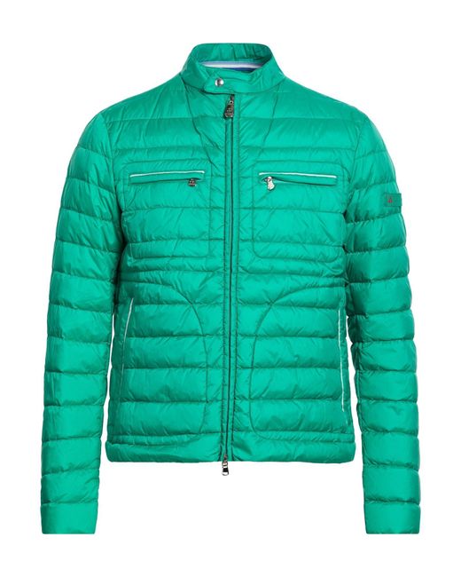 Peuterey Green Puffers for men