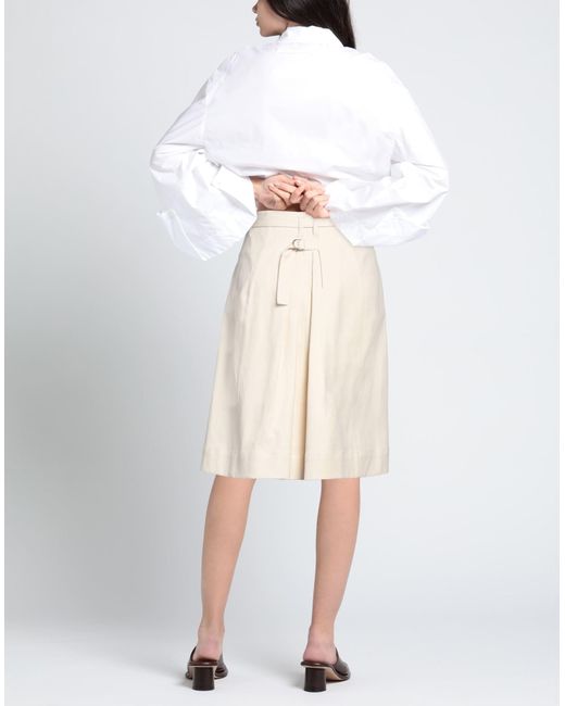 LE17SEPTEMBRE Natural Midi Skirt