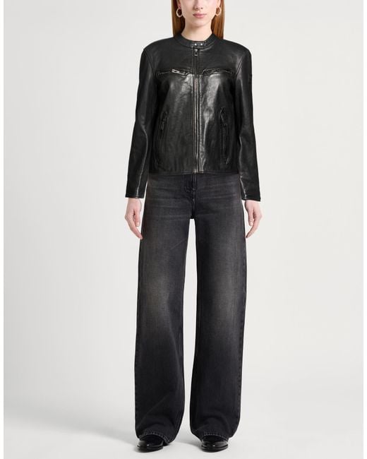 Belstaff Black Jacket Lambskin