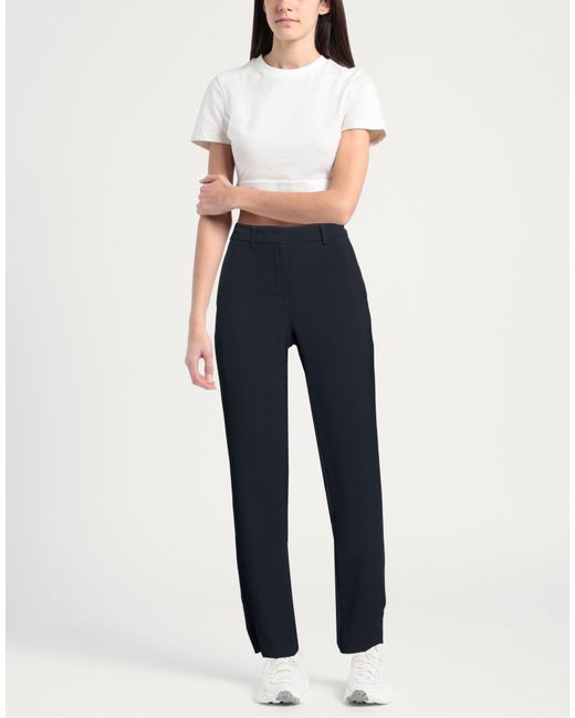 RUE DU BAC Blue Midnight Pants Polyester, Elastane