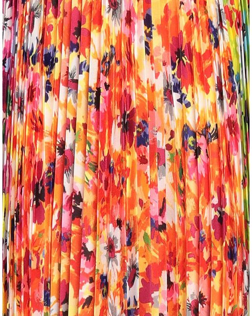 MSGM White Long Skirt