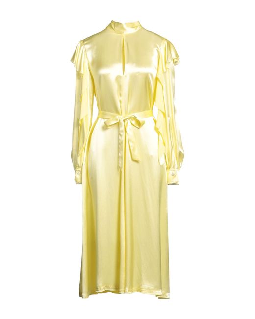 Golden Goose Deluxe Brand Yellow Midi Dress