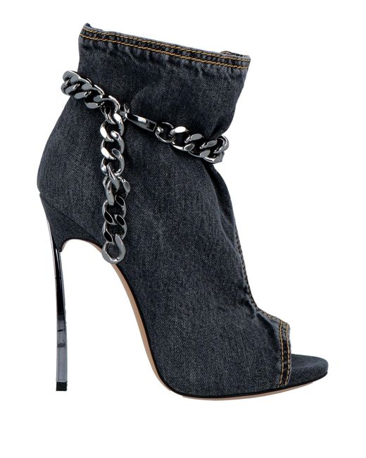 Casadei Blue Ankle Boots