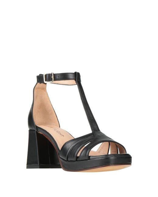 Triver Flight Black Sandals