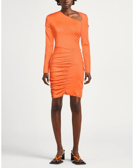 Patrizia Pepe Orange Mini Dresses