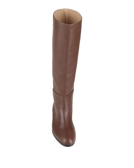 Sergio Rossi Brown Boot Leather