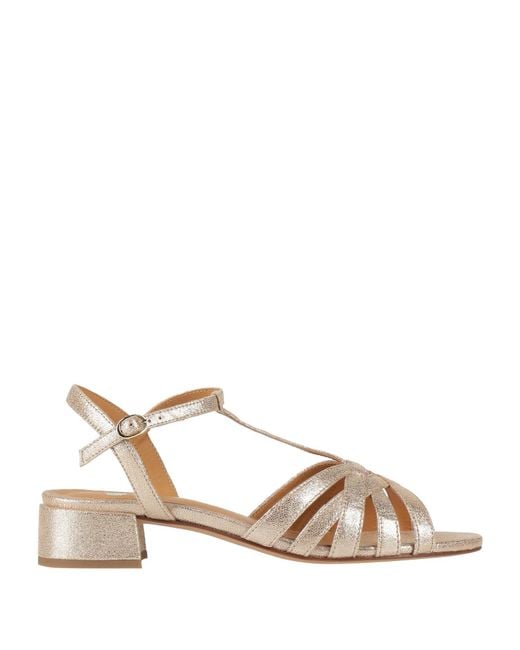 Bobbies Natural Sandals Leather