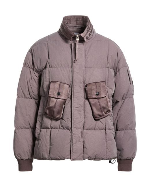 C P Company Brown Puffer Polyamide for men