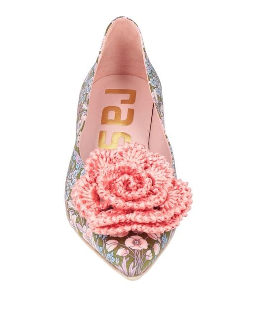 Ras Pink Ballet Flats