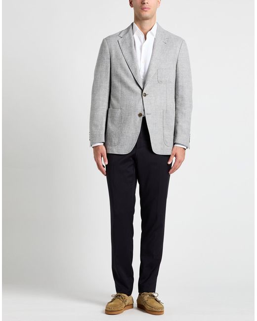 Canali Gray Blazers for men