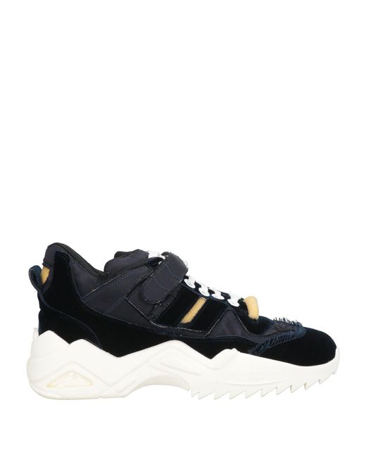 Maison Margiela Black Sneakers Textile Fibers