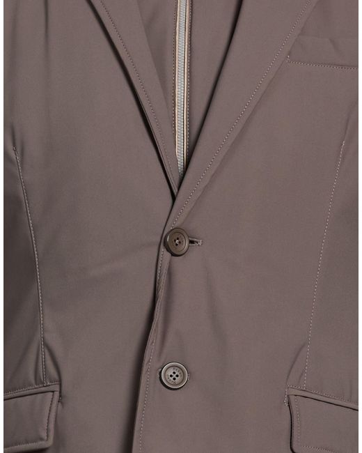 Herno Brown Blazers for men