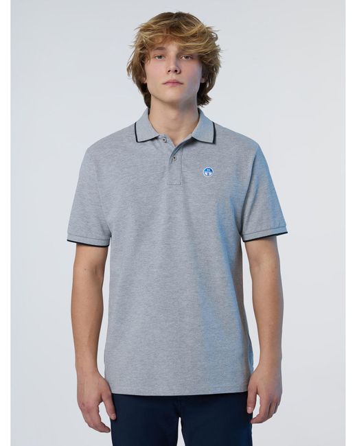 North Sails Poloshirt in Gray für Herren