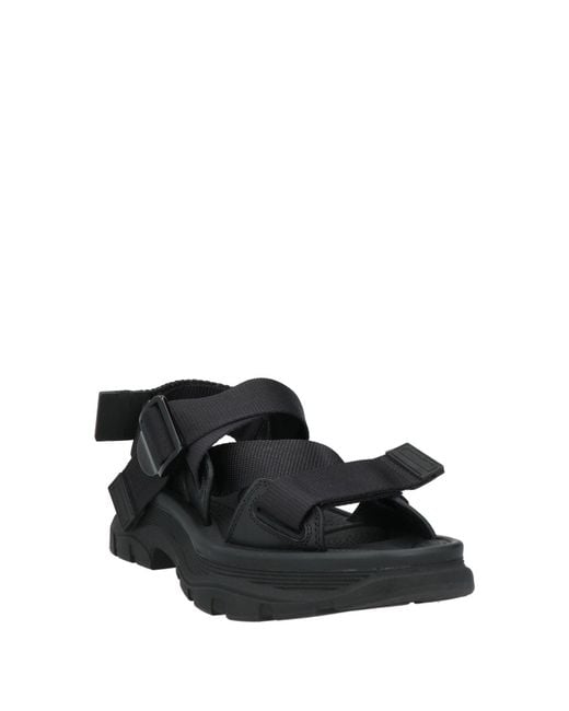 McQueen Black Sandals