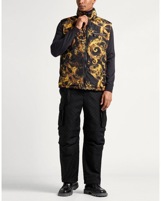 Versace Jeans Couture Black Vest Polyester for men