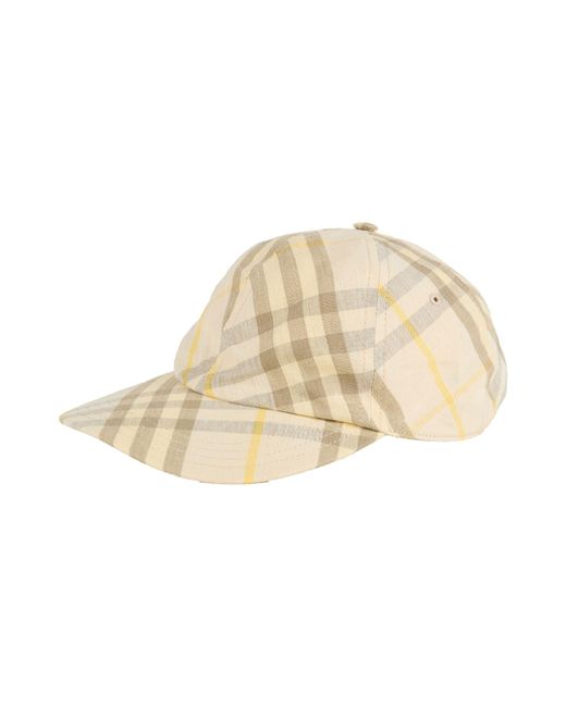 Burberry White Hats for men